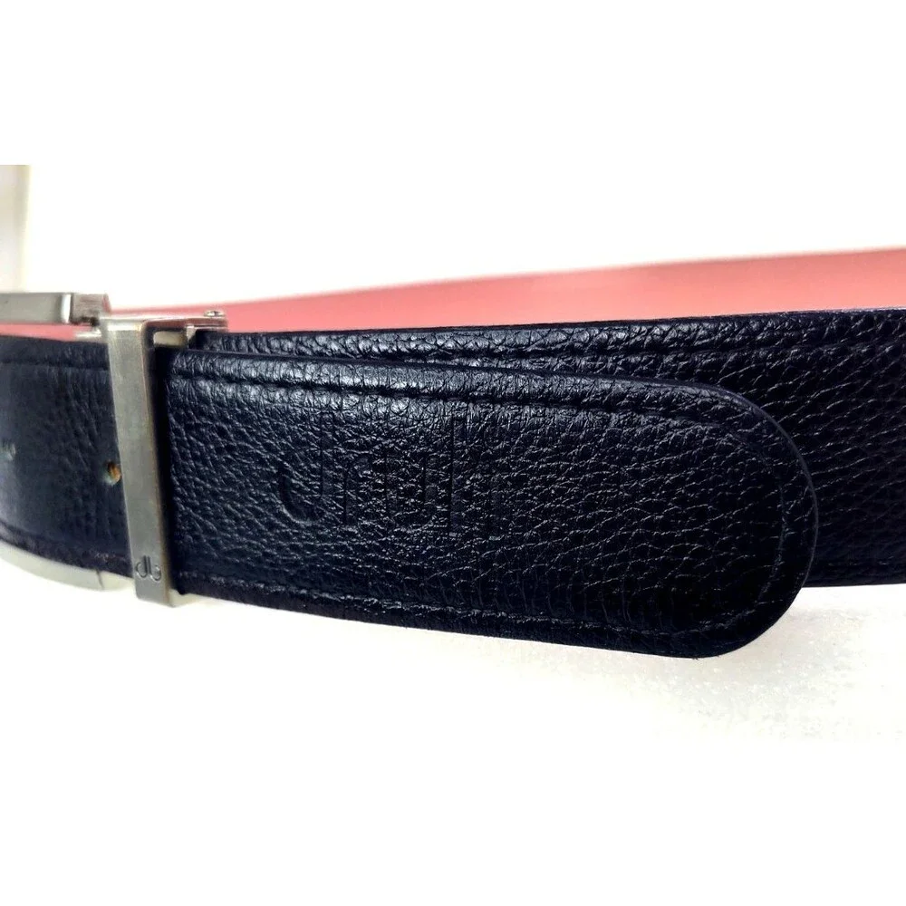 DRUH Mens Black Leather  Belt Size 30